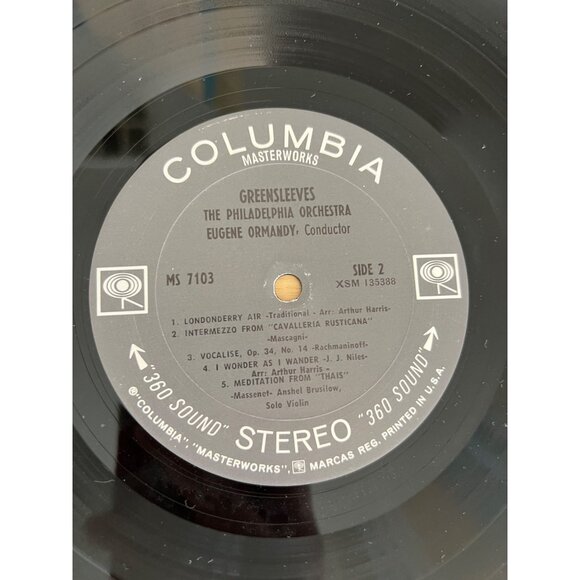 GreenSleeves Eugene Ormandy & The Philadelphia Orchestra Vinyl MS 7103 Album - Picture 2 of 4